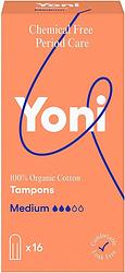 Foto van Yoni tampons medium 100% biologisch katoen 16 stuks bij jumbo