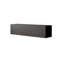 Foto van Meubella tv-meubel torro - mat zwart - 150 cm