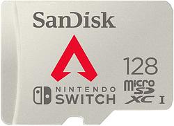 Foto van Sandisk microsdxc extreme gaming 128gb apex legends (nintendo licensed)