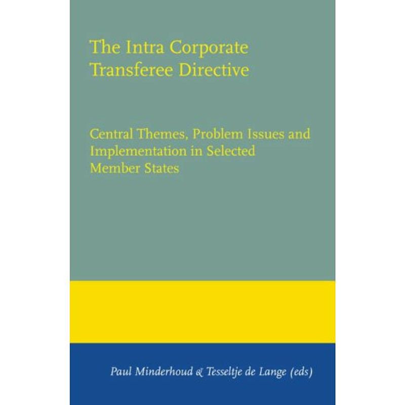 Foto van The intra corporate transferee directive - centre