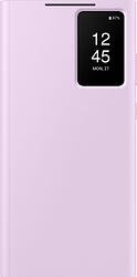 Foto van Samsung galaxy s23 ultra clear view book case roze