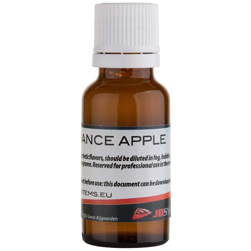 Foto van Jb systems fragrance - apple geurvloeistof voor rookmachines appel 20ml