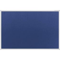 Foto van Magnetoplan 1490003 prikbord koningsblauw, grijs vilt 1500 mm x 1000 mm