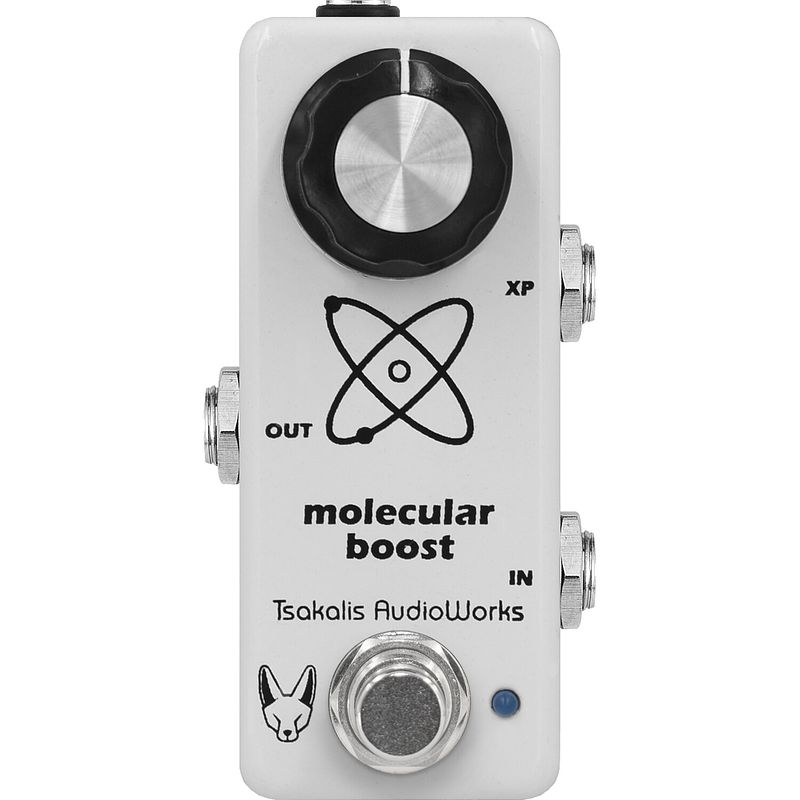 Foto van Tsakalis audioworks molecular boost booster preamp buffer volume effectpedaal