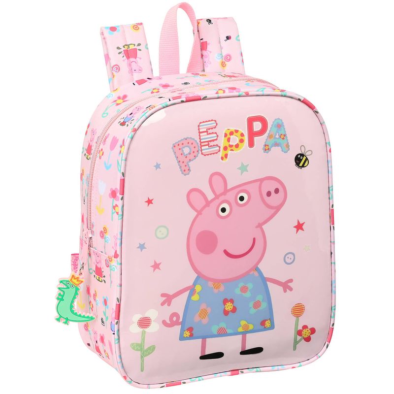 Foto van Peppa pig peuterrugzak, having fun - 27 x 22 x 10 cm - polyester