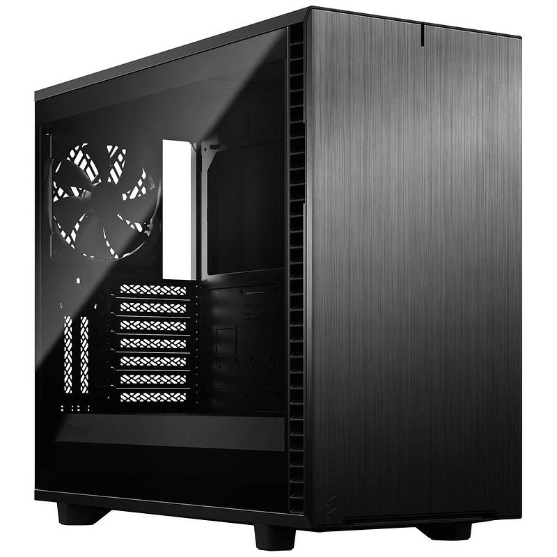 Foto van Fractal design define 7 midi-tower pc-behuizing zwart