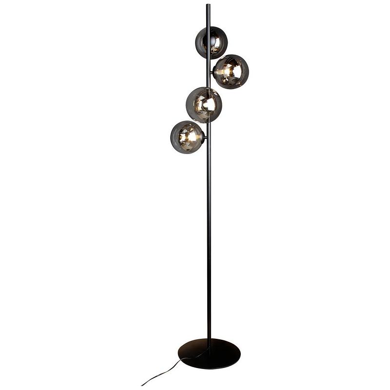 Foto van Eco-light neptun, 4xg9 9120-pt4 nero staande lamp g9 zwart