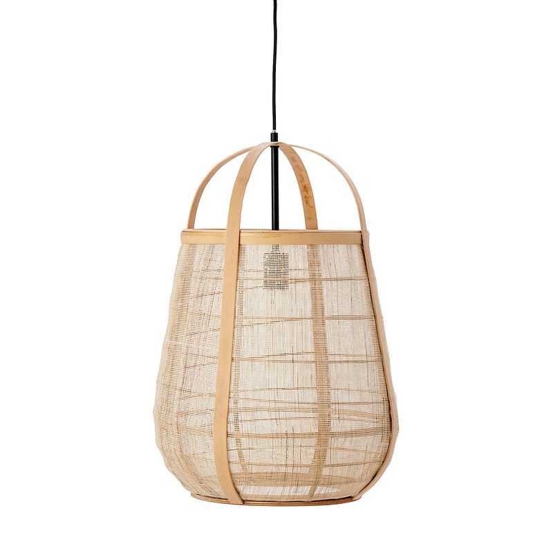 Foto van Light & living - hanglamp jacinto - 42x42x58.5 - bruin