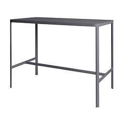 Foto van Grace bar table 140x70x110 cm alu anthracite