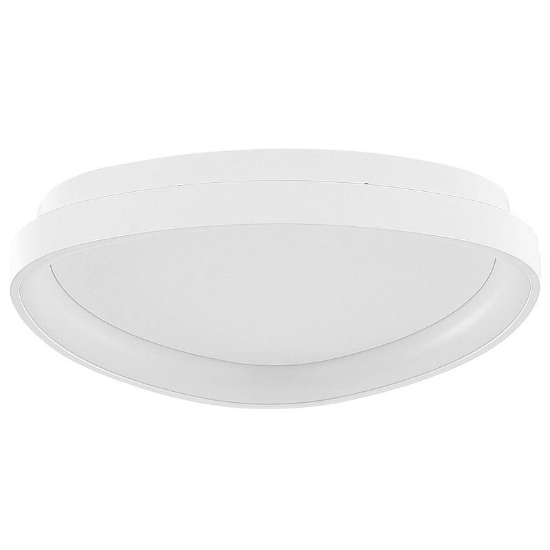 Foto van Beliani nanding - plafondlamp-wit-staal