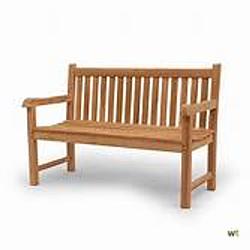 Foto van Buitengewoon de boet - windsor tuinbank teak 220 cm