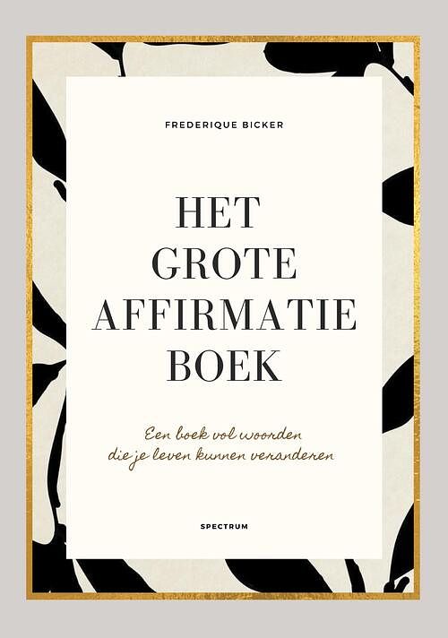 Foto van Het grote affirmatieboek - frederique bicker - ebook (9789000383658)