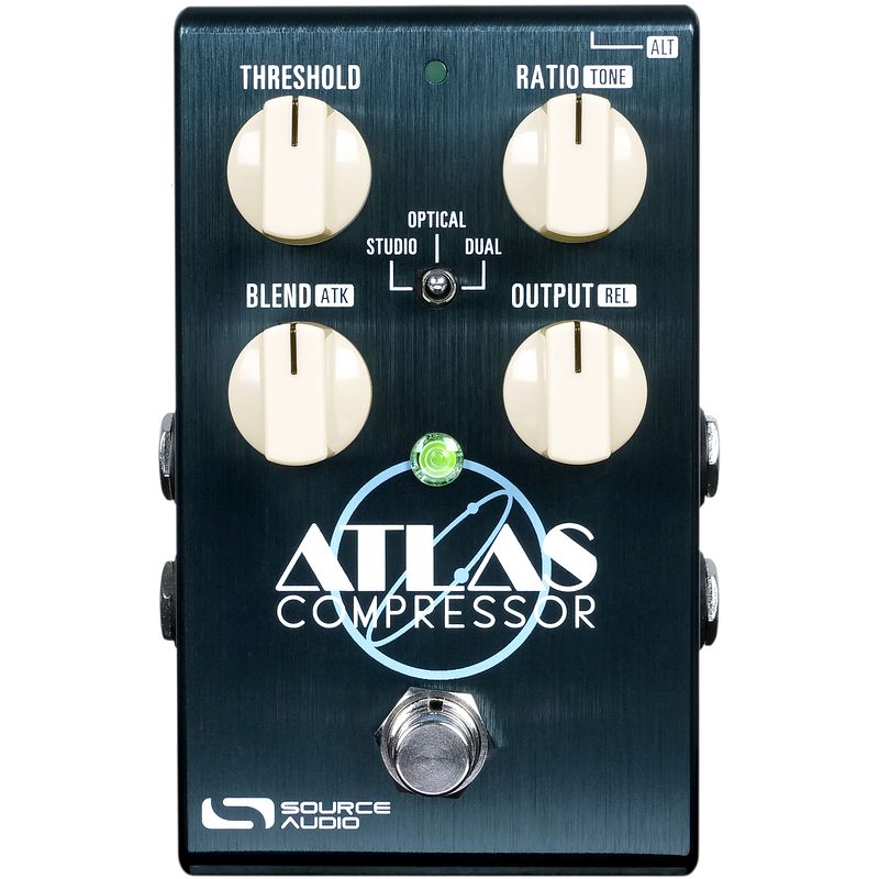 Foto van Source audio sa252 one series atlas compressor pedaal