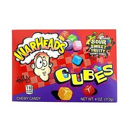 Foto van Snoep warheads chewy cubes