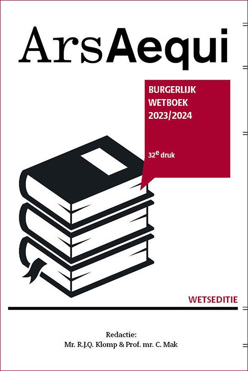 Foto van Burgerlijk wetboek 2023/2024 - paperback (9789493199958)