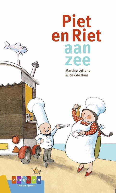 Foto van Piet en riet aan zee - martine letterie - hardcover (9789048738113)