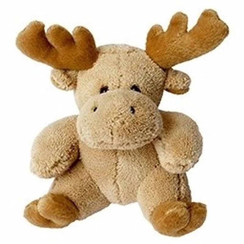 Foto van Pluche eland knuffel 15 cm - knuffel bosdieren