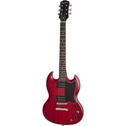 Foto van Epiphone sg special satin e1 vintage worn cherry elektrische gitaar