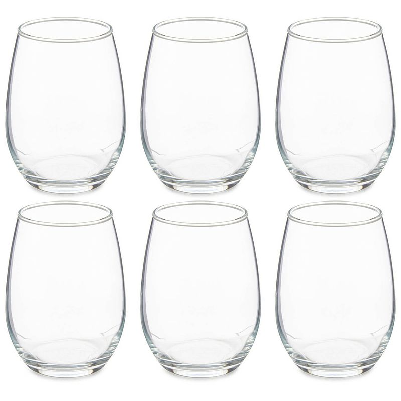 Foto van Pasabahce drinkglazen/waterglazen tumblers - luxe glas - set 12x stuks - 570 ml - drinkglazen