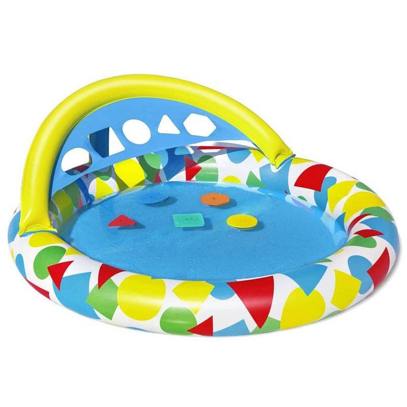 Foto van Bestway kinderzwembad splash & learn 120x117x46 cm