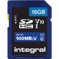 Foto van Integral geheugenkaart sdhc, 16 gb