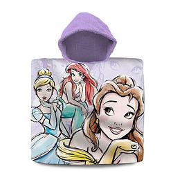 Foto van Disney badponcho princess junior 120 x 60 cm katoen paars
