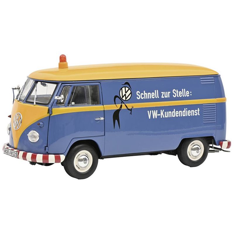 Foto van Schuco vw t1 kasten vw service 1:18 bus