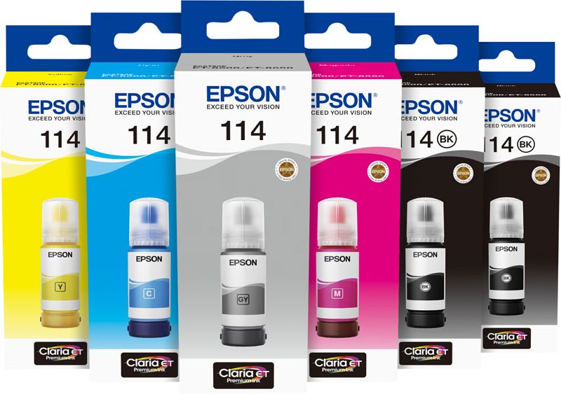 Foto van Epson 114 inktflesje cyaan combo pack