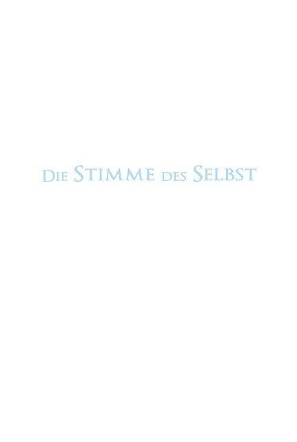 Foto van Die stimme des selbst - marieke meulenberg - paperback (9789493280755)