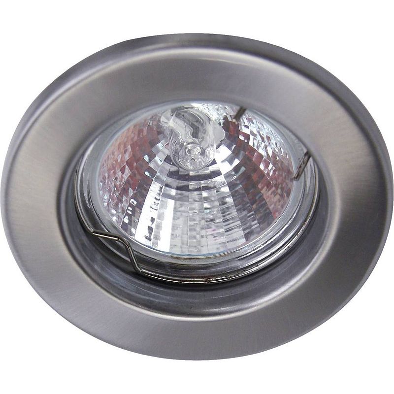 Foto van Heitronic 23550 dl5701 inbouwlamp led gu5.3 35 w rvs (geborsteld)