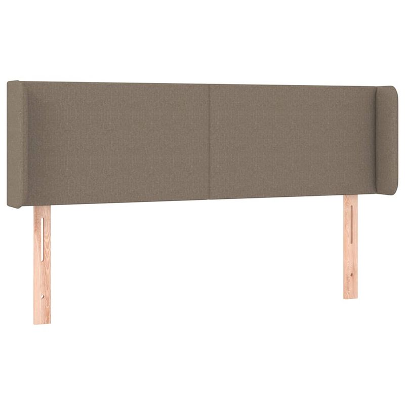 Foto van The living store hoofdbord - 147 x 16 x 78/88 cm - taupe