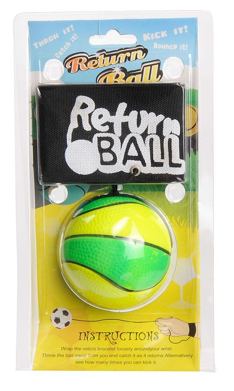 Foto van Speelgoed return ball 63mm neon