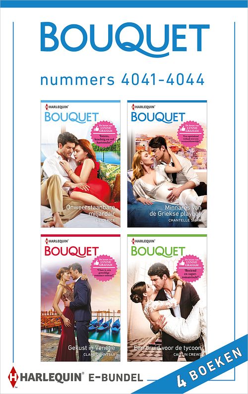 Foto van Bouquet e-bundel nummers 4041 - 4044 - caitlin crews - ebook (9789402539714)