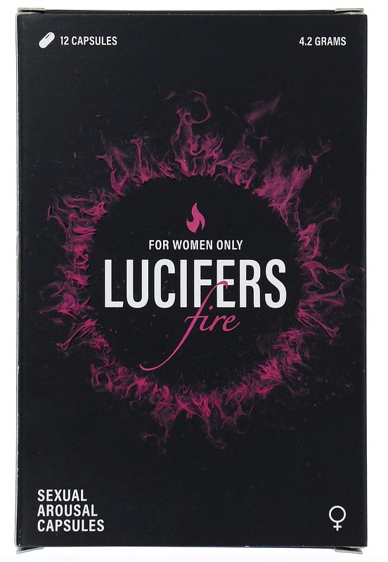 Foto van Lucifers fire sexual arousal capsules