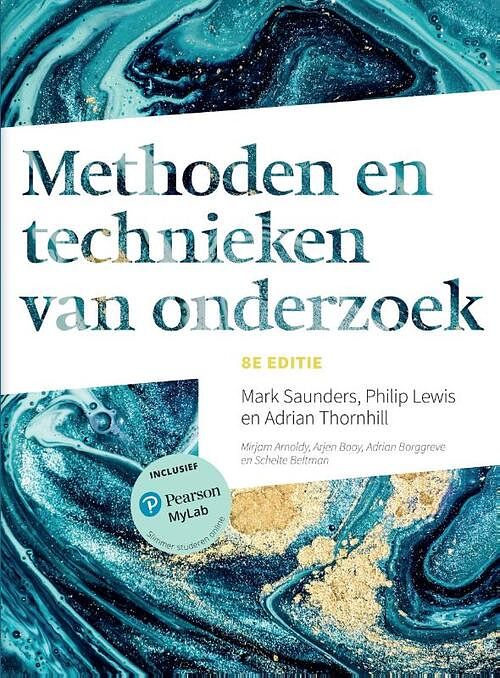 Foto van Methoden en technieken van onderzoek - adrian thornhill, mark saunders, philip lewis - paperback (9789043036450)