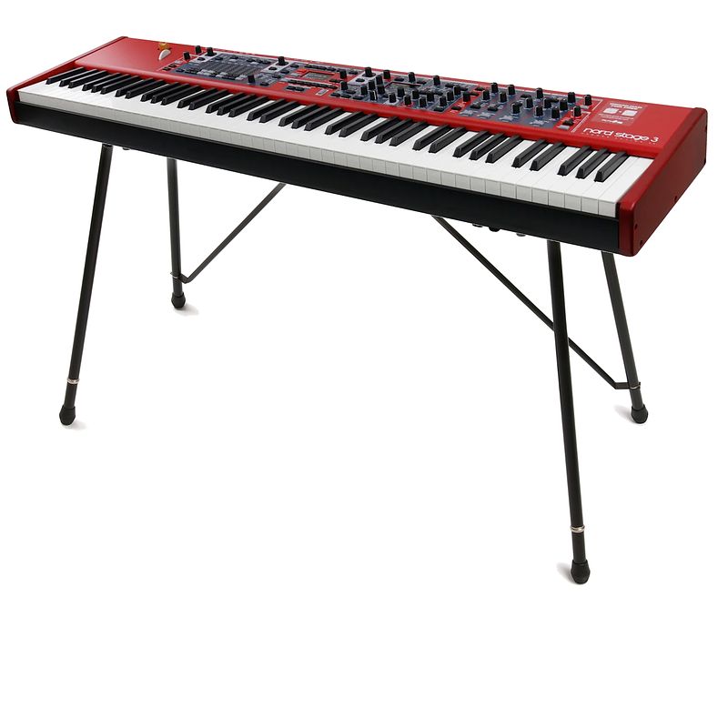 Foto van Clavia nord stage 3 88 stage piano + onderstel