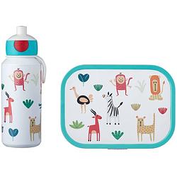 Foto van Mepal lunchset (schoolbeker & lunchbox) campus pop-up animal friends