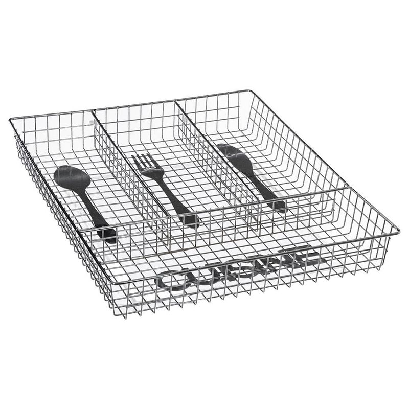 Foto van Decopatent® bestekbak 4 vaks - cuisine - besteklade organizer - bestek