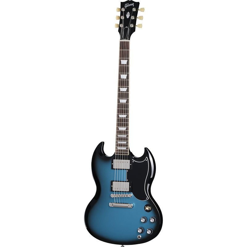 Foto van Gibson original collection sg standard 's61 pelham burst elektrische gitaar met koffer