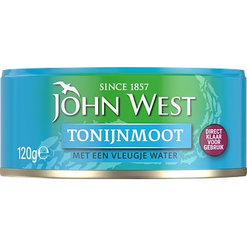 Foto van John west tonijnmoot met een vleugje water 120 gram bij jumbo