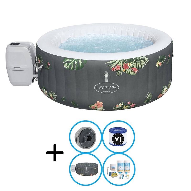 Foto van Bestway - jacuzzi - lay-z-spa - aruba - inclusief onderhoudspakket