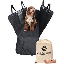 Foto van All 4 pets supply® waterdichte hondendeken auto achterbank en kofferbak - inc. luxe opbergzak - hondenkleed