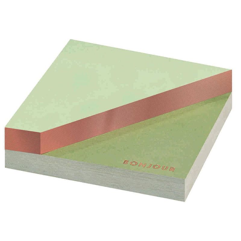 Foto van Moses notitieblok post-it bright&light papier groen 200 vel