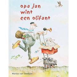 Foto van Opa jan wint een olifant