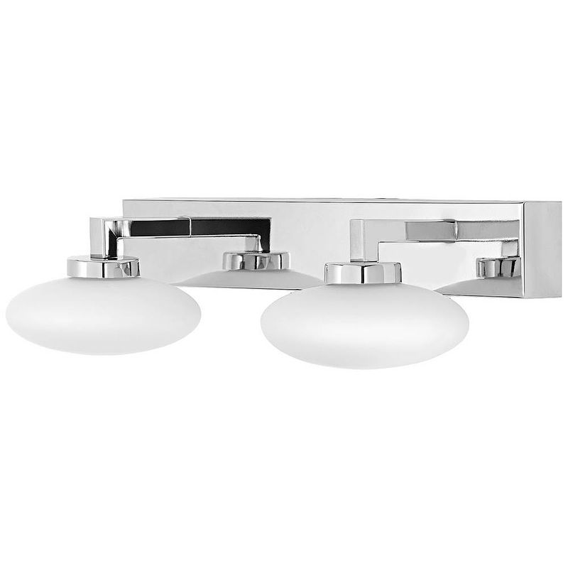 Foto van Ledvance bathroom decorative ceiling and wall with wifi technology 4058075573963 led-wandlamp voor badkamer energielabel: f (a - g) 12 w warmwit zilver