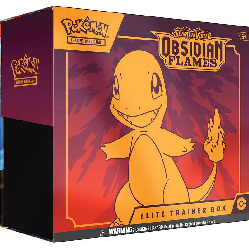 Foto van Pokémon tcg scarlet & violet obsidian flames elite trainer box