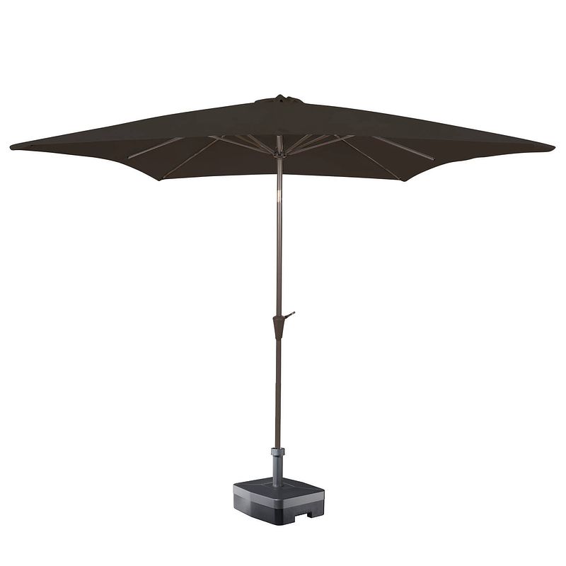 Foto van Kopu® vierkante parasol malaga 200x200 cm - antraciet