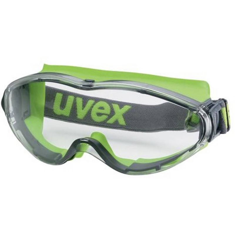 Foto van Uvex uvex ultrasonic 9302275 ruimzichtbril incl. uv-bescherming grijs, groen din en 166, din en 170