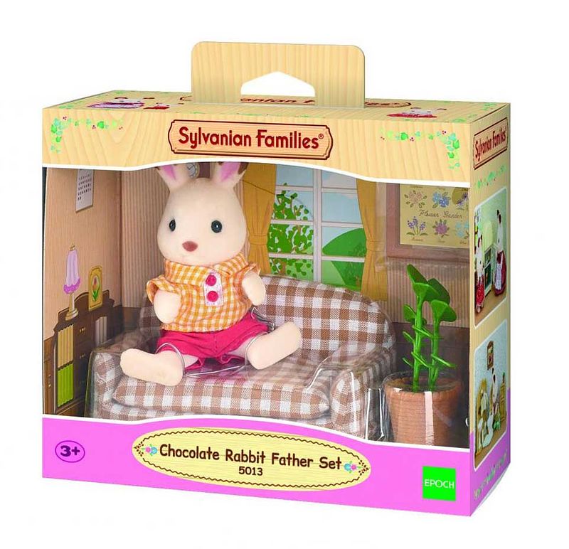 Foto van Sylvanian families chocoladekonijn vader set 5013