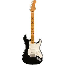 Foto van Fender vintera ii 50s stratocaster mn black elektrische gitaar met deluxe gigbag